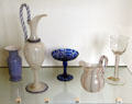 French glass by Baccarat , Saint-Louis & Choisy-le-Roi at Sèvres National Ceramic Museum. Paris, France.