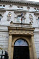 Facade of Cernuschi Museum mansion reflects Cernuschi's anti-Royalty principals. Paris, France.