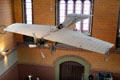 Esnault-Pelterie plane first aircraft controlled by joystick at Arts et Metiers Museum. Paris, France.
