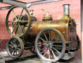 Tuxford locomobile steam engine for farm automation at Arts et Metiers Museum. Paris, France.