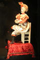 Mechanical clown with mandolin at Arts et Metiers Museum. Paris, France.