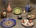 Mostly French-made earthenware at Arts et Metiers Museum. Paris, France.