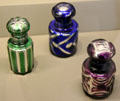 Silvered glass smelling salts bottles by Silvered Glass Co. at Arts et Metiers Museum. Paris, France.