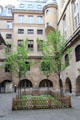 Women's courtyard where female prisoners were allowed to spend time during the day at Conciergerie. Paris, France.