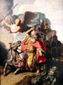 Ass of prophet Balaam painting by Rembrandt van Rijn at Cognacq-Jay Museum. Paris, France.