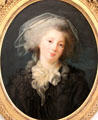 Portrait presumed of Mme de Norinval by Jean-Honoré Fragonard at Cognacq-Jay Museum. Paris, France.