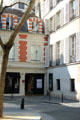 Eugene Delacroix Museum in artist's former house on small square. Paris, France.