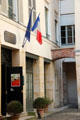 Entrance to Eugene Delacroix Museum. Paris, France.