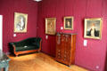 Eugene Delacroix possessions & works at his Museum. Paris, France.