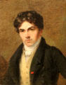 Portrait of Eugene Delacroix by Thales Fielding at Eugene Delacroix Museum. Paris, France.