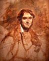 Portrait of Léon Riesener painting by Eugène Delacroix at Eugene Delacroix Museum. Paris, France.