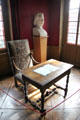 Writing tables & chair at Balzac House. Paris, France