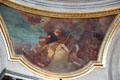 Squinch painting of Evangelist Matthew around Grand Dome at Les Invalides. Paris, France.