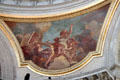 Squinch painting of Evangelist John around Grand Dome at Les Invalides. Paris, France.