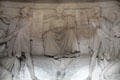 Commerce & industry frieze of Napoleon milestones ringing his tomb at Les Invalides. Paris, France.