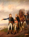 General Bonaparte & chief of staff general Berthier at battle of Marengo on June 14, 1800 painting by Joseph Boze, Robert Lefèvre & Carle Vernet at Les Invalides. Paris, France.
