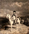 Napoleon I on March 10, 1814 after battle of Laon defeat painting by Jean-Louis-Ernest Meissonier at Les Invalides. Paris, France.