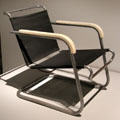 Tubular steel armchair by Marcel Breuer with Metz & Co. of Amsterdam at Musée des Monuments Français. Paris, France.