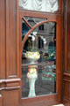 Maxim's Restaurant Art Nouveau window. Paris, France.