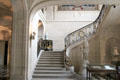 Staircase at Nissim de Camondo Museum. Paris, France.