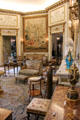 Grand bureau with furniture from late 1700s at Nissim de Camondo Museum. Paris, France.