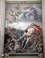 Clovis at the Battle of Tolbiac mural by Joseph Blanc at Pantheon. Paris, France.