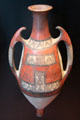Terra cotta jar from Grand Kabylia, Algeria at Musée du quai Branly. Paris, France.