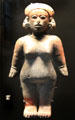 Tolita culture terra cotta statuette of female from Ecuador at Musée du quai Branly. Paris, France.