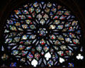Rose window at St Chapelle. Paris, France.