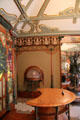 Details of elaborate interior in Art Nouveau style of Boutique Fouquet at Carnavalet Museum. Paris, France.