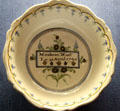 Earthenware plate inscribed "Death of Mirabeau April 10, 1791" at Carnavalet Museum. Paris, France.