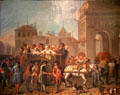 Transport of Filles de Joie to Salpêtrière painting by Étienne Jeaurat at Carnavalet Museum. Paris, France.