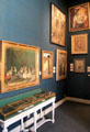Portraits of French personalities at Carnavalet Museum. Paris, France.