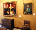 Antiques of era reflect Hugo's era in Paris & apartment at Maison de Victor Hugo. Paris, France.