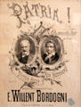 Sheet music for "Patria" words by Victor Hugo & music by Beethoven at Maison de Victor Hugo. Paris, France.