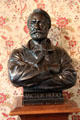 Bronze sculpture of Victor Hugo at Maison de Victor Hugo. Paris, France.