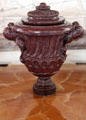 Porphyry stone vase in Hall of Mirrors at Versailles Palace. Versailles, France.