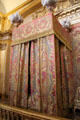 King's bedroom created by Louis XIV where royal rising & sleep ceremonies took place at Versailles Palace. Versailles, France.