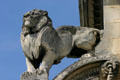 Lion on tower at Château de Chantilly. Chantilly, France.