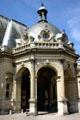 Entrance to Château de Chantilly. Chantilly, France.