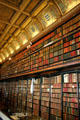 Vast book collection, including illuminated manuscripts, at Château de Chantilly. Chantilly, France.