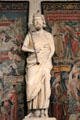 Sculpture likely King Philippe Auguste removed from Reims Cathedral at Tau Palace Museum. Reims, France.