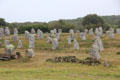 Large grouping of menhirs. Carnac, France