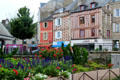 Streetscape along Place des Lices. Vannes, France.