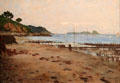 Beach at Cancale, Brittany painting by Joseph-Félix Bouchor at Vannes Museum of Beaux Arts. Vannes, France.