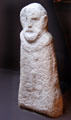 Granite anthropomorphic Gallic stele from Inguiniel, Morbihan at Archeology Museum of Morbihan. Vannes, France.