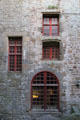 Courtyard of St Malo Museum. St Malo, France.