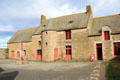 Manor house & entrance to Jacques Cartier Manor House Museum in 19th C addition at right. St Malo, France