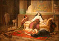 Death of Cleopatra painting by Louis-Marie Baader at Museum of Fine Arts of Rennes. Rennes, France.
