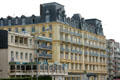 Elegant older hotel along seashore. Dieppe, France.